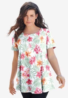 Swing Ultimate Tee with Keyhole Back
