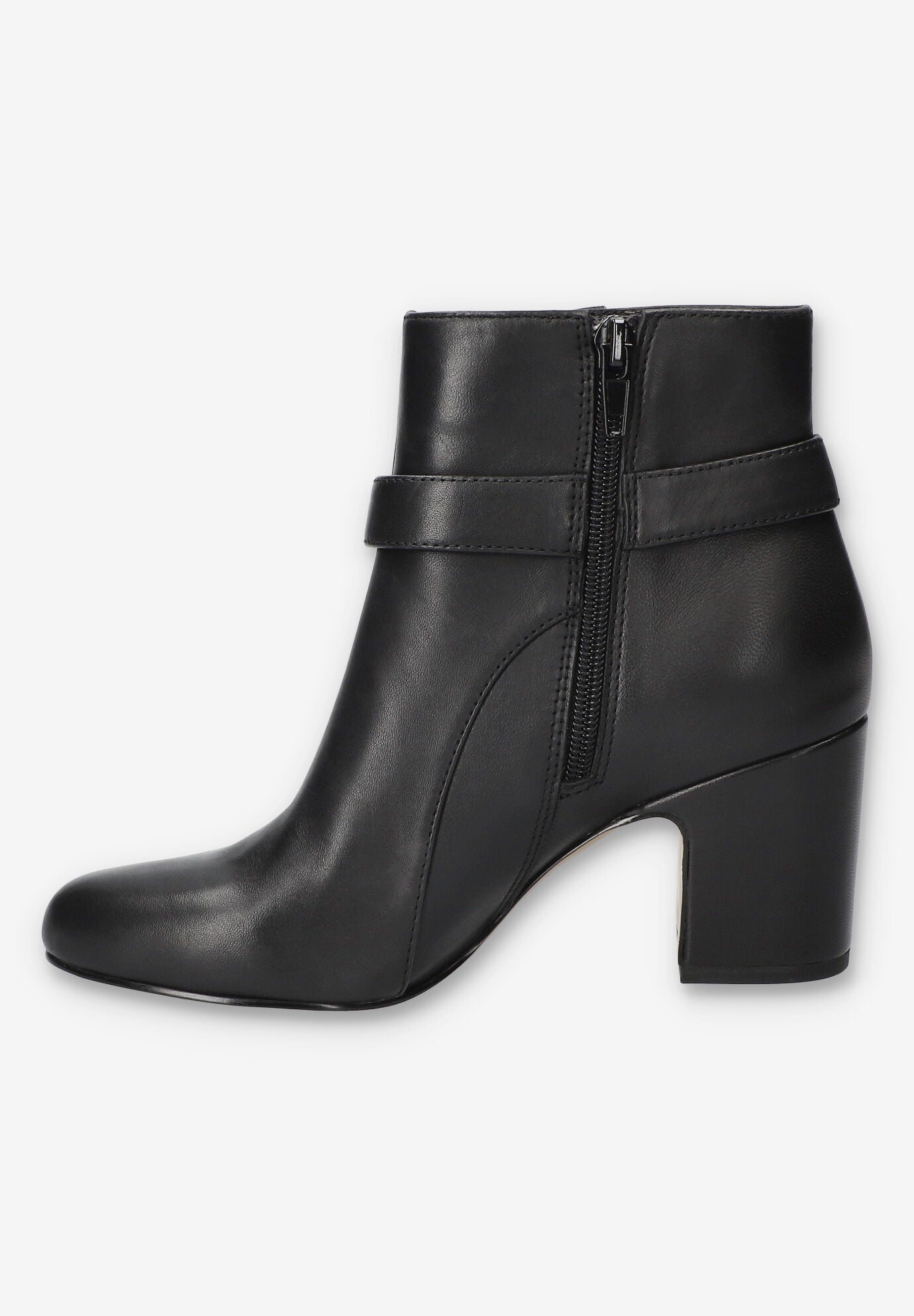 Gamela Dress Ankle Boot, BLACK LEATHER, alternate image number 4