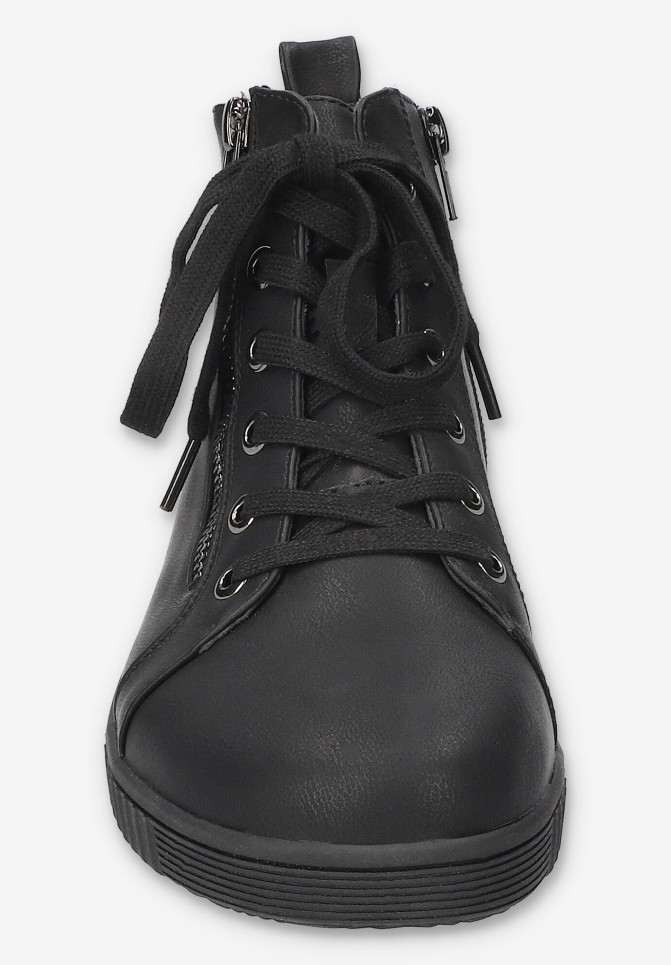 Hollyann Slip-Resistant Ankle Boot, BLACK BURNISHED, alternate image number 3