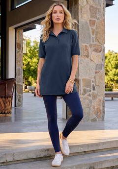Oversized Polo Tunic