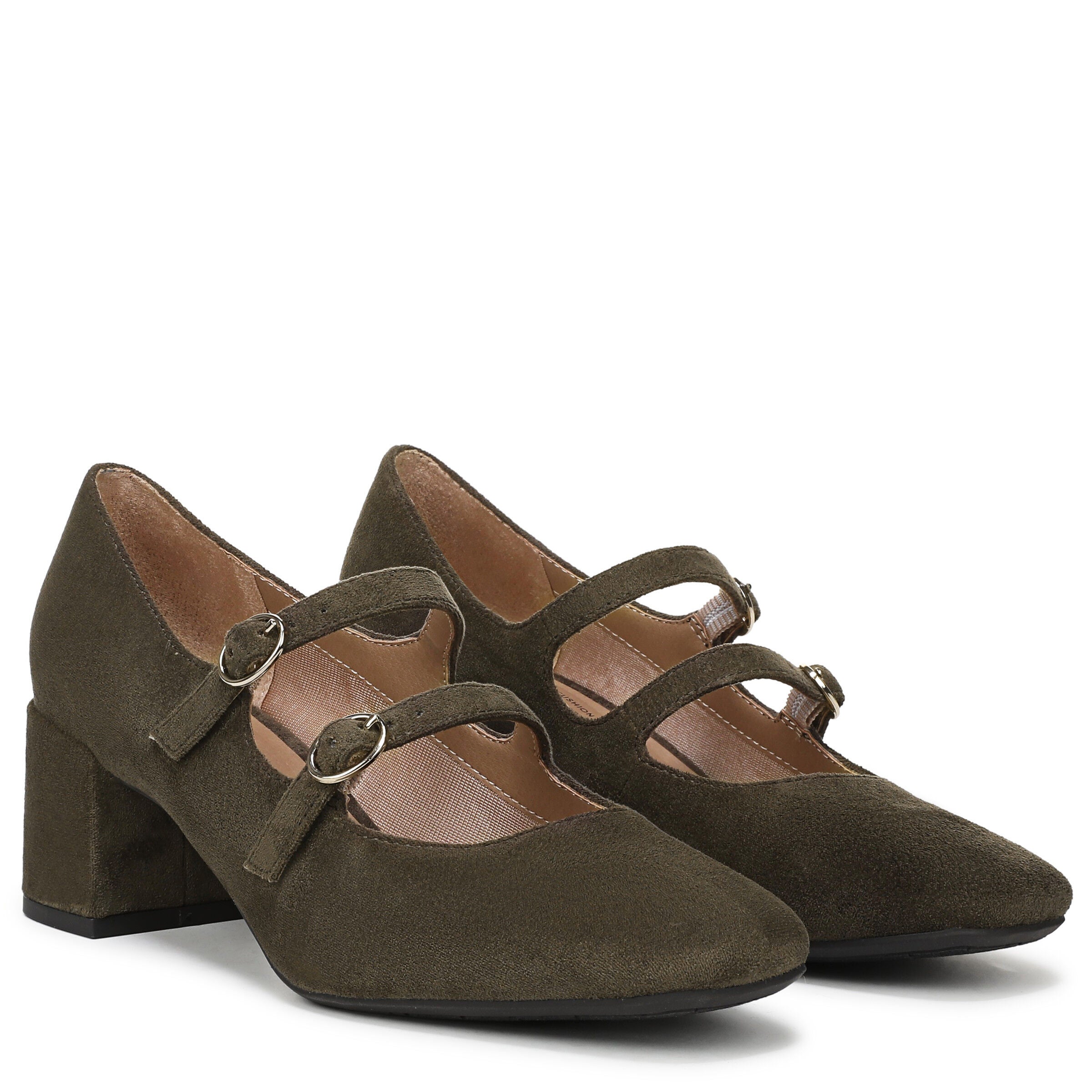 Claudette Mary Jane Pump, ARMY GREEN, alternate image number 2