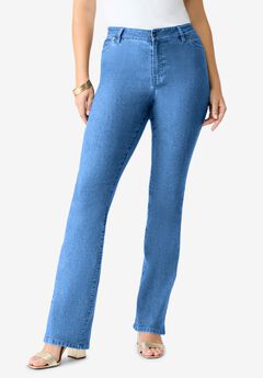 High Waist Bootcut Jeans Plus Size