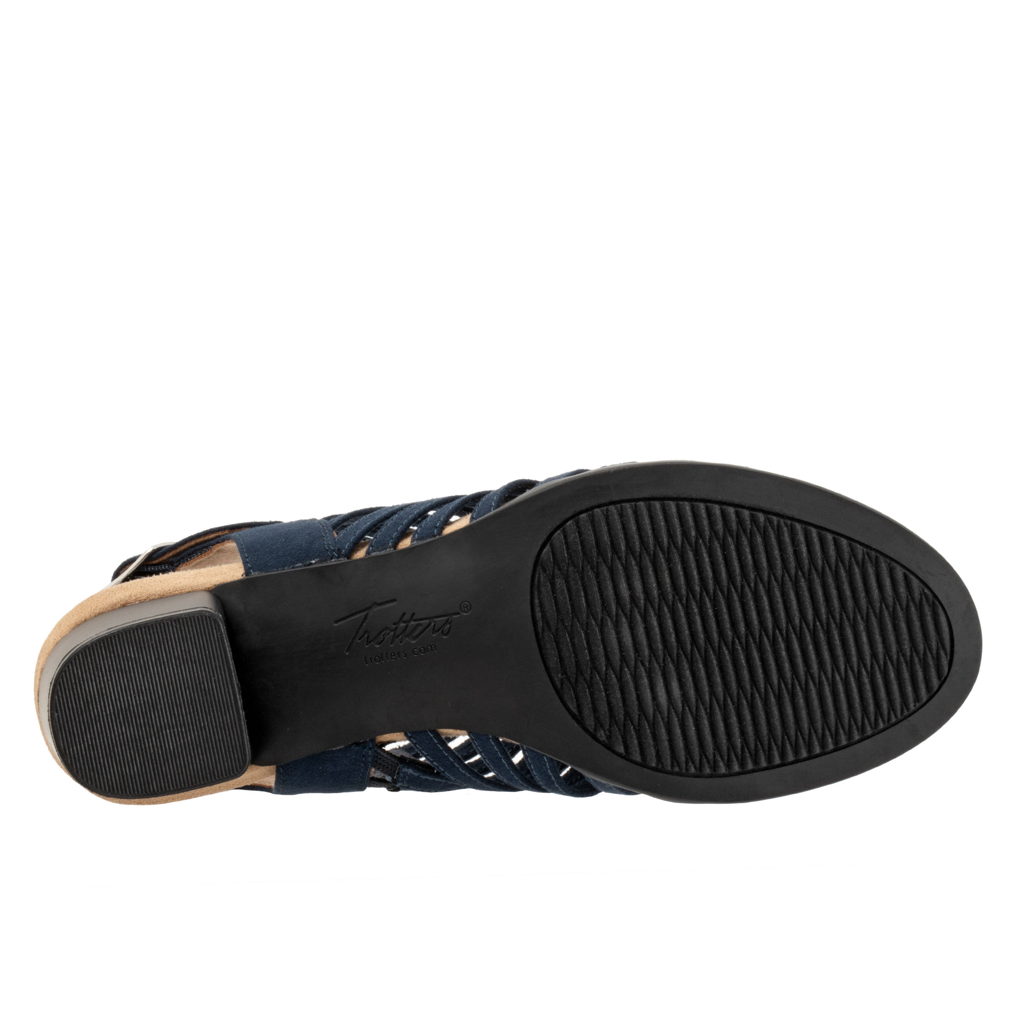 Midge Sandal, NAVY SUEDE, alternate image number 2