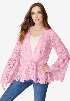 Bell Sleeve Lace Jacket
