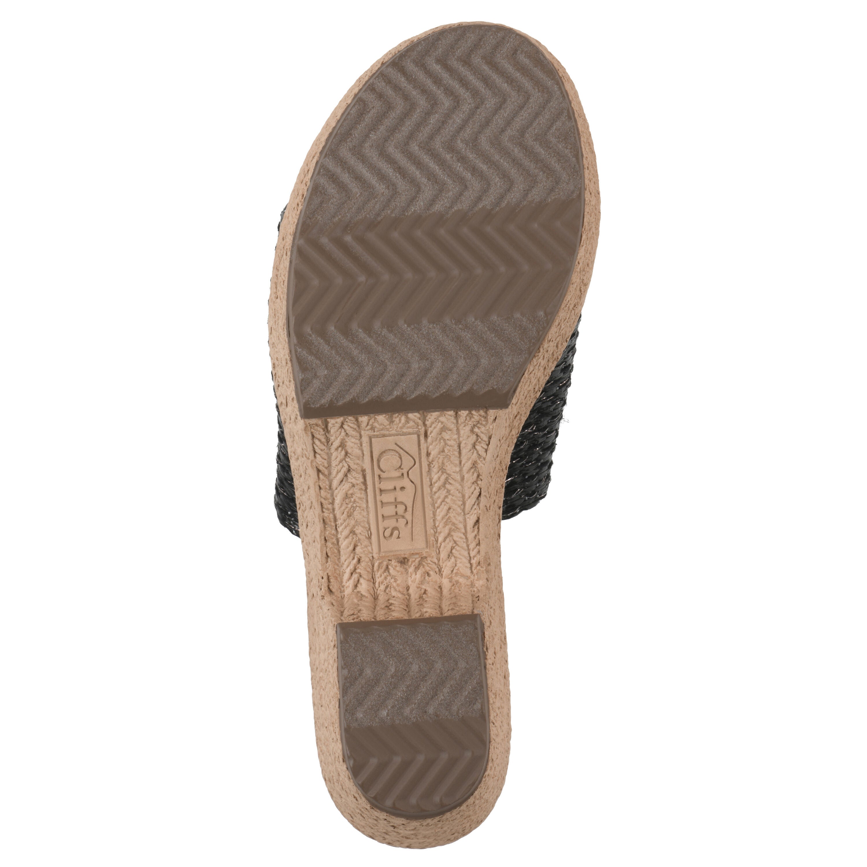 Biancia Wedge Sandal, BLACK METALLIC, alternate image number 5