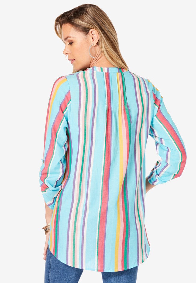 Santa Fe Striped Big Shirt, , on-hover image number null