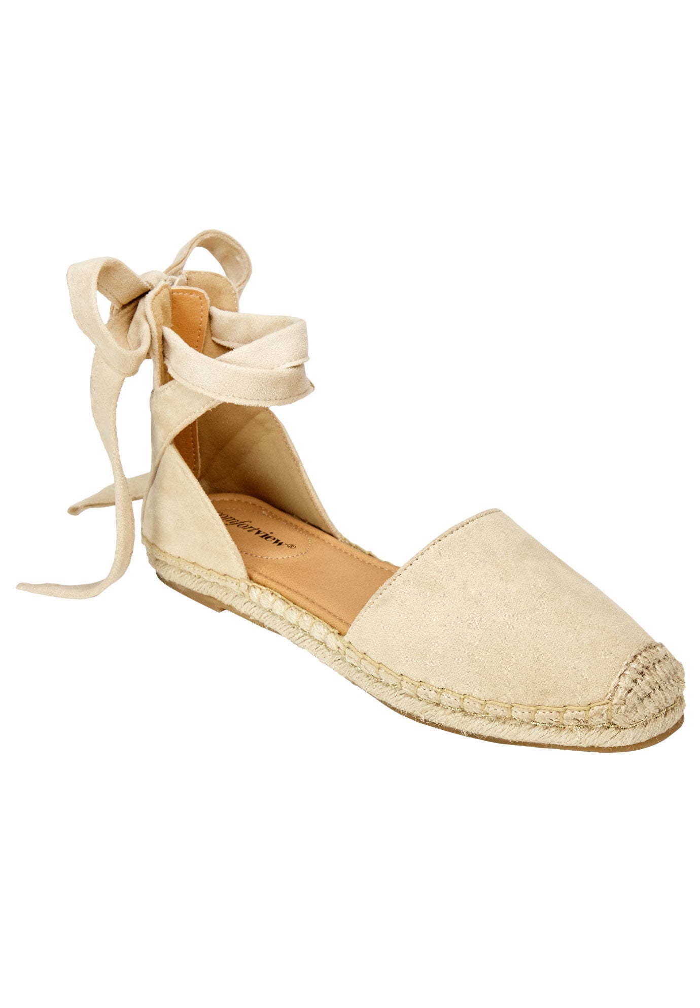 Ankle wrap espadrilles flats deals