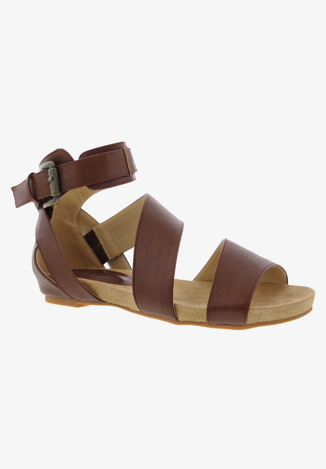 Nambi Sandal, BROWN SMOOTH, hi-res image number 0