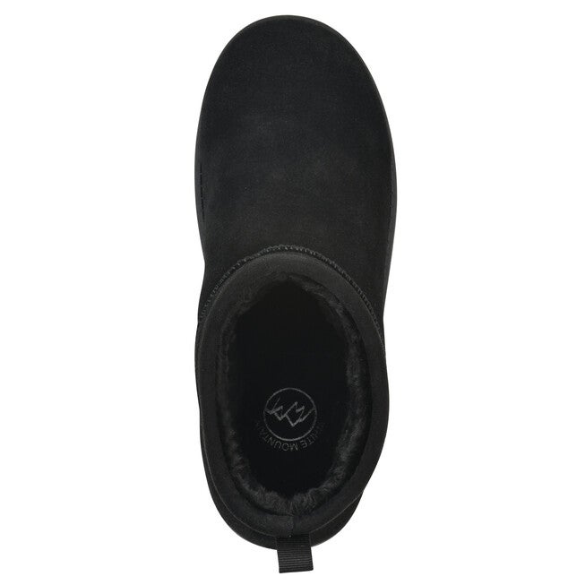 Inspo Faux Fur Leather Bootie, BLACK SUEDE, alternate image number 4