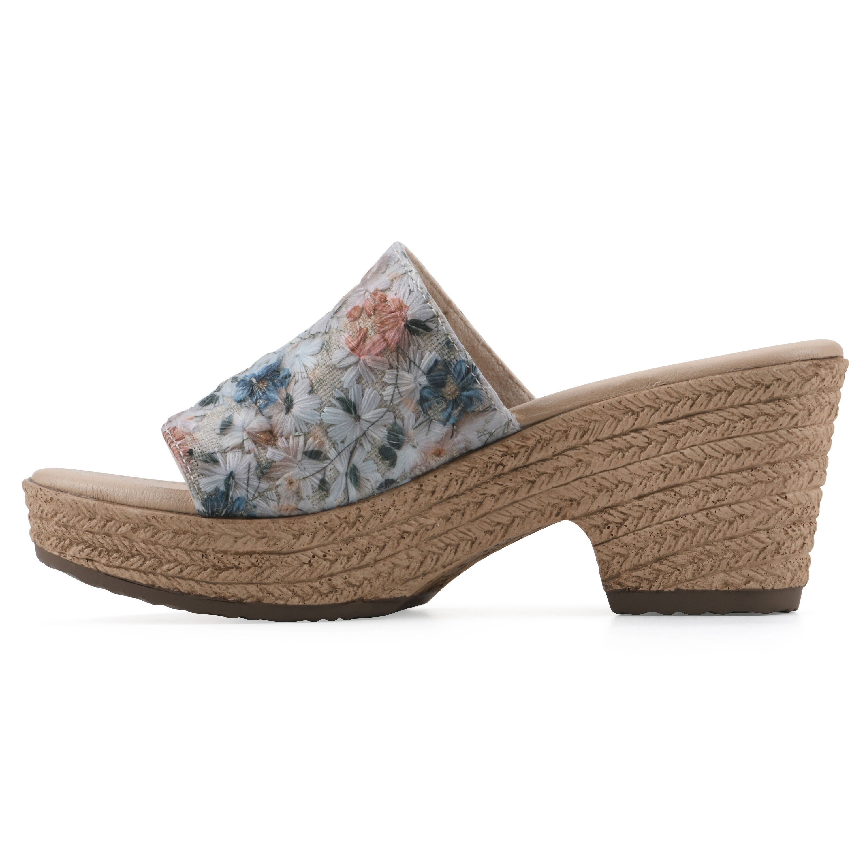 Biancia Wedge Sandal, LIGHT BLUE FLORAL, alternate image number 3