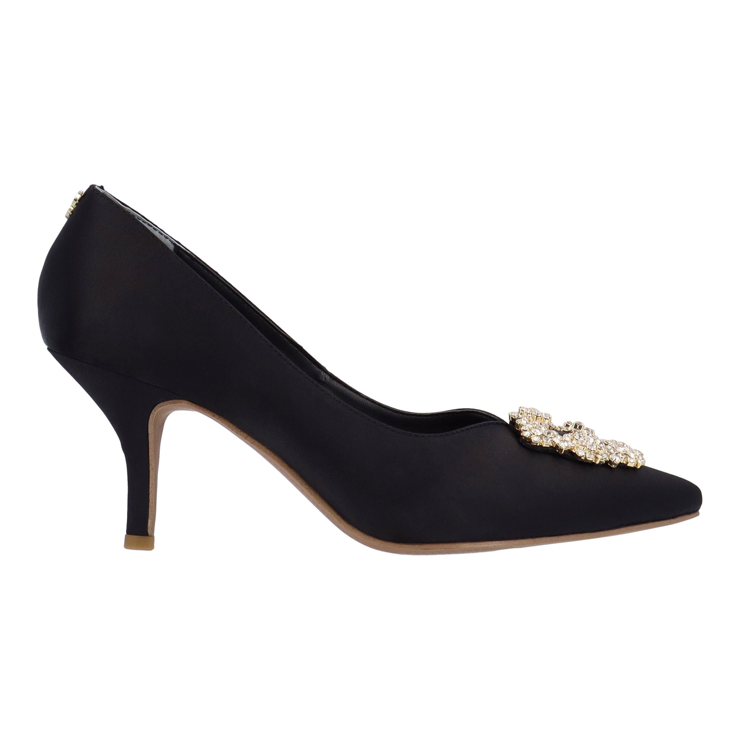 Ezara Slip-On Pump, BLACK, alternate image number 3