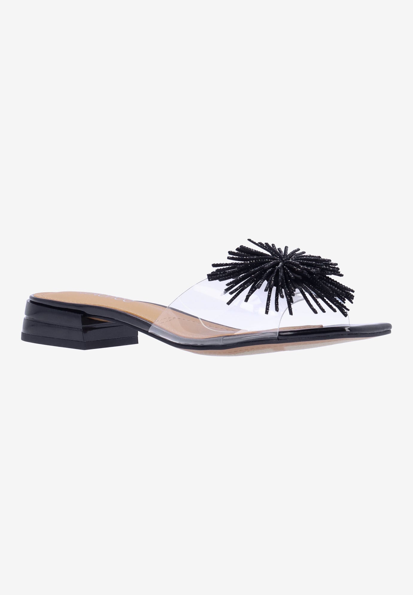 Cherita Sandal, CLEAR BLACK, hi-res image number 0