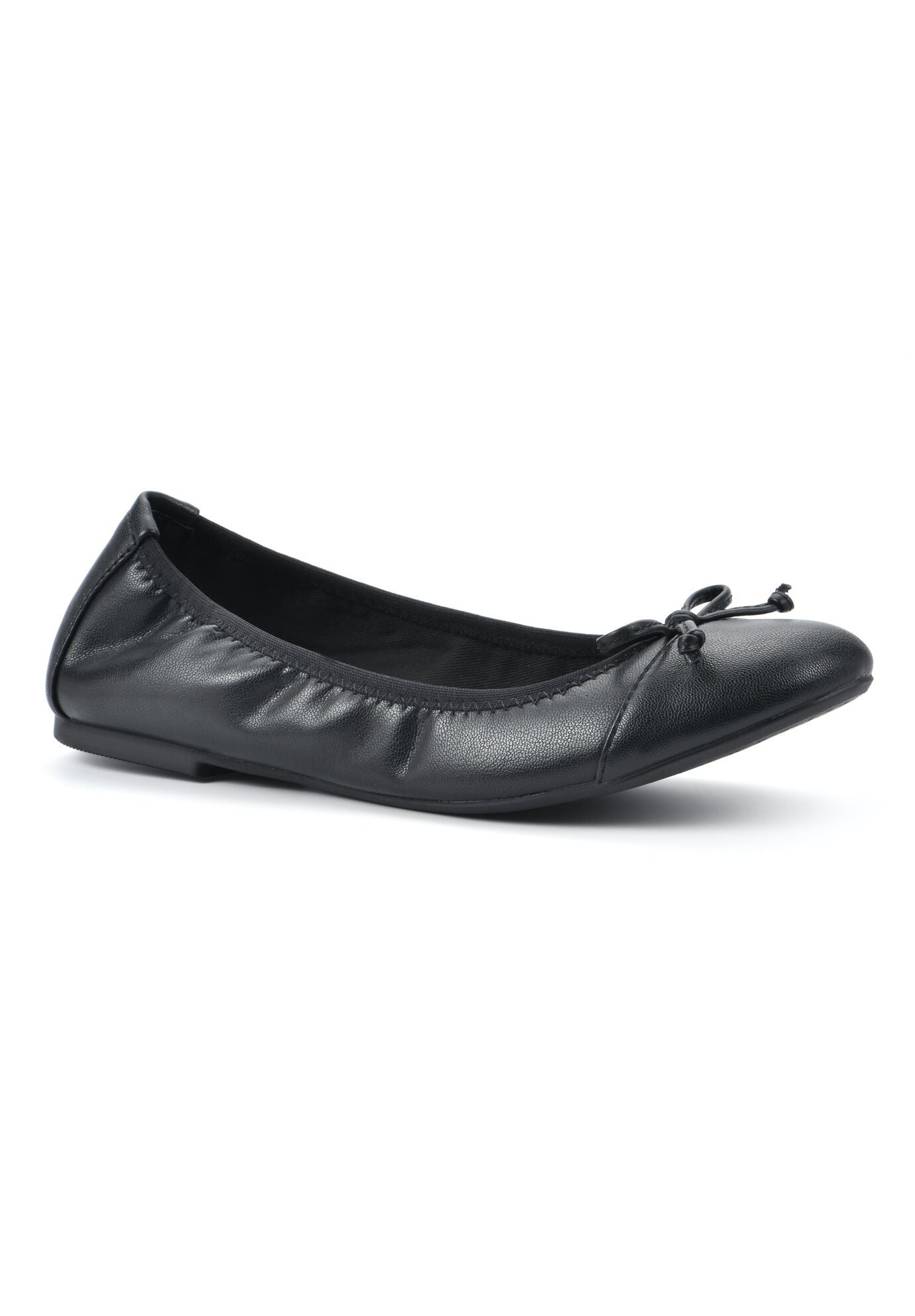 White Mountain Sunnyside Ii Ballet Flat, BLACK SMOOTH, hi-res image number 0