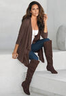 Fine-Gauge Handkerchief Hem Cardigan, , alternate image number null