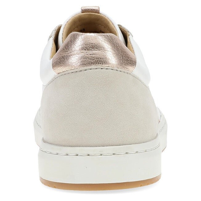 Josey Laceup Sneaker, WHITE ROSE GOLD, on-hover image number 1