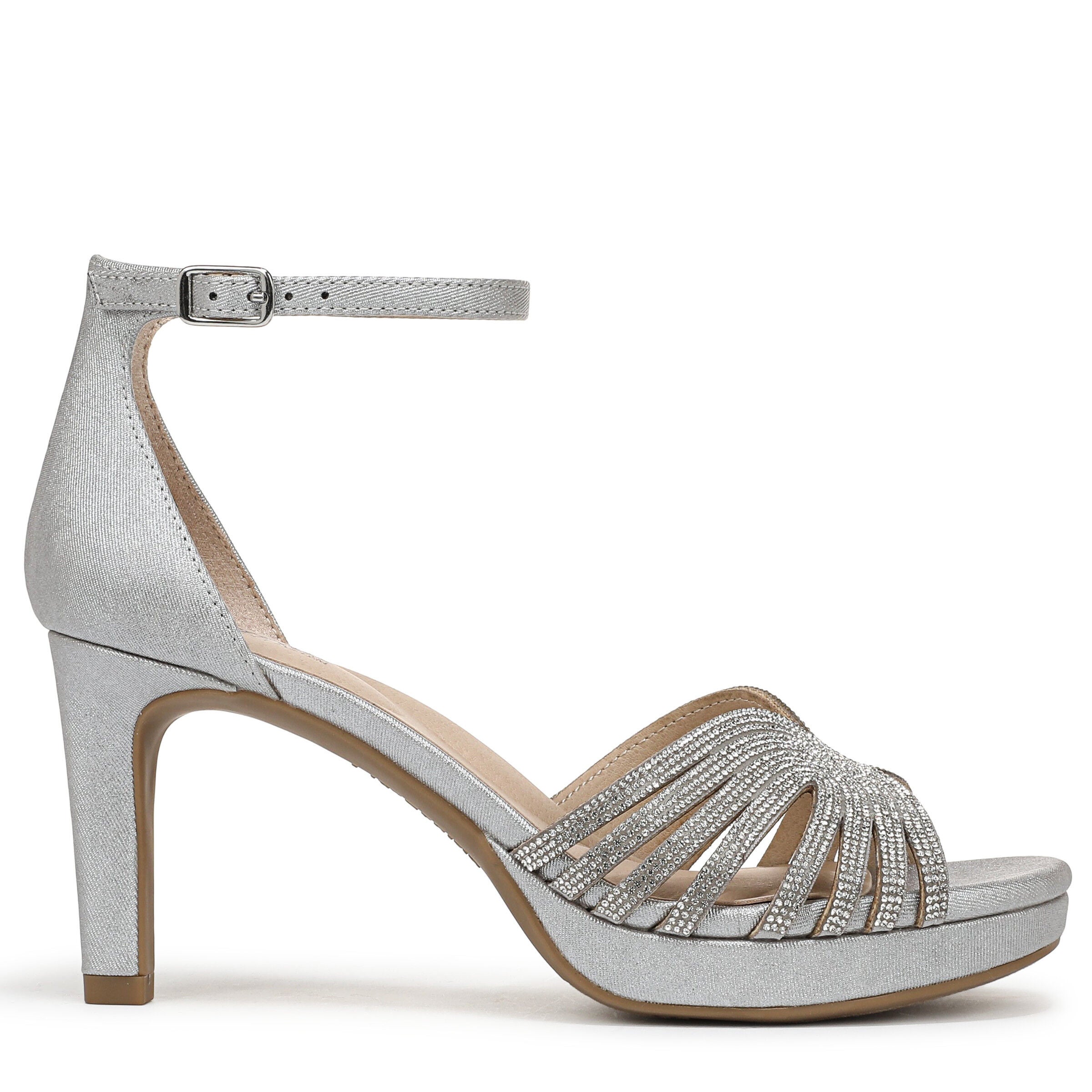 Glamorous Dress Sandal, SILVER, alternate image number 3