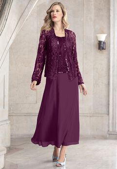 Lace Jacket Gown