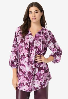 Shirred Georgette Blouse