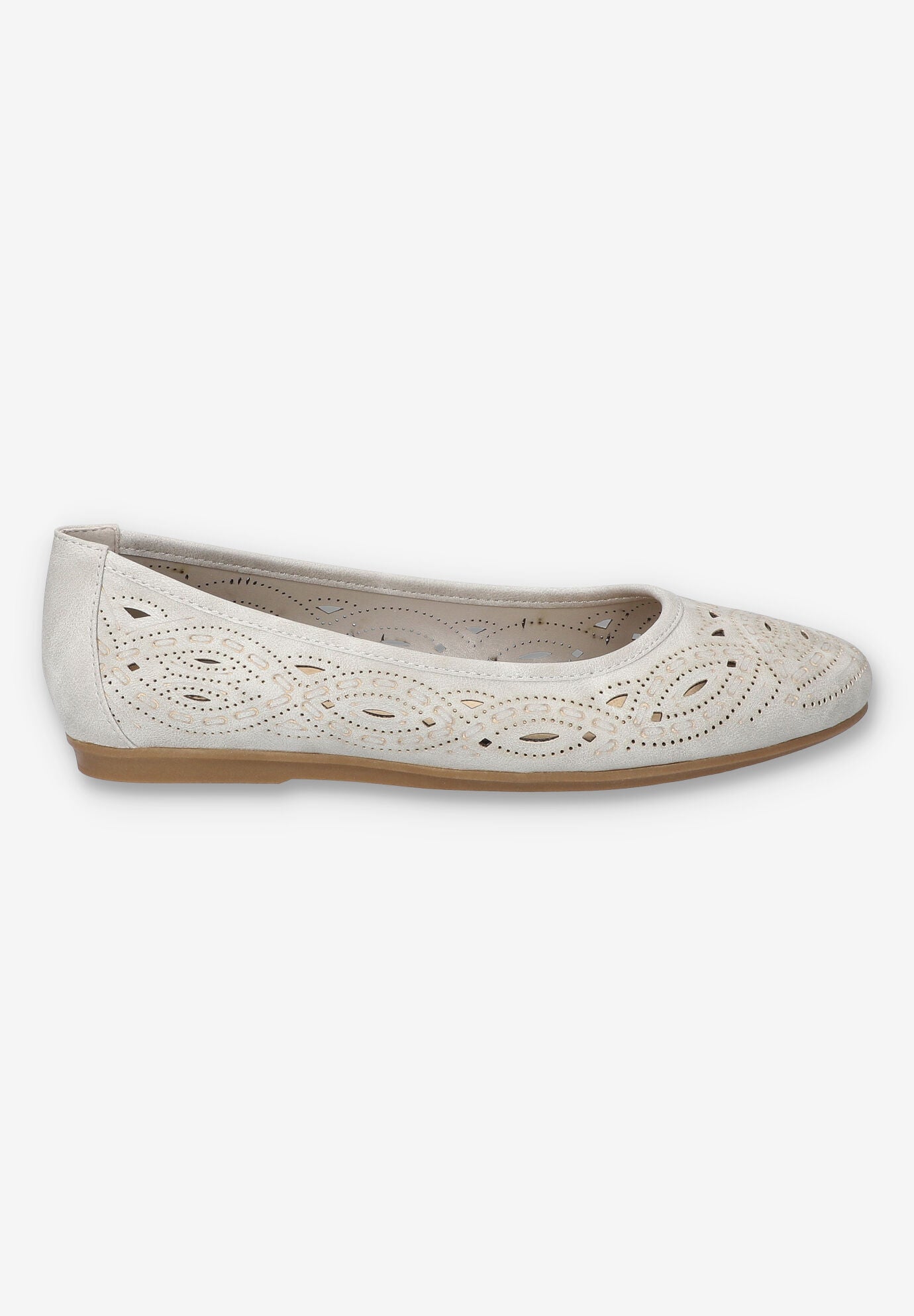 Jackie Ballet Flat, GREY, alternate image number 2