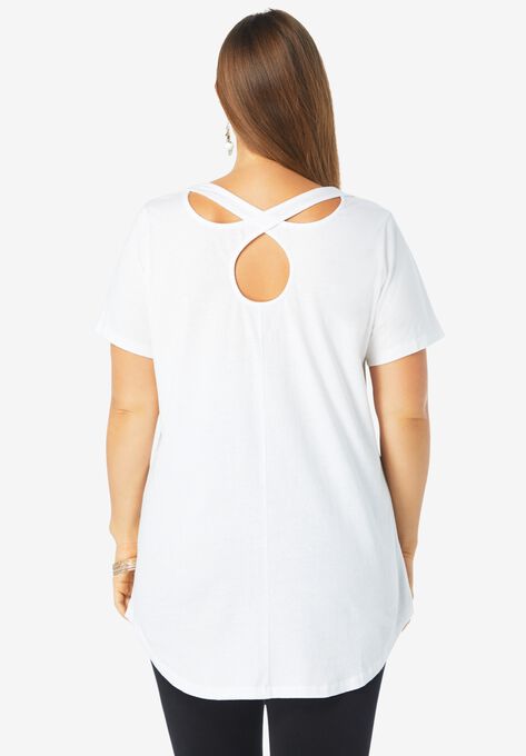 Crisscross-Back Ultimate Tunic, , on-hover image number null