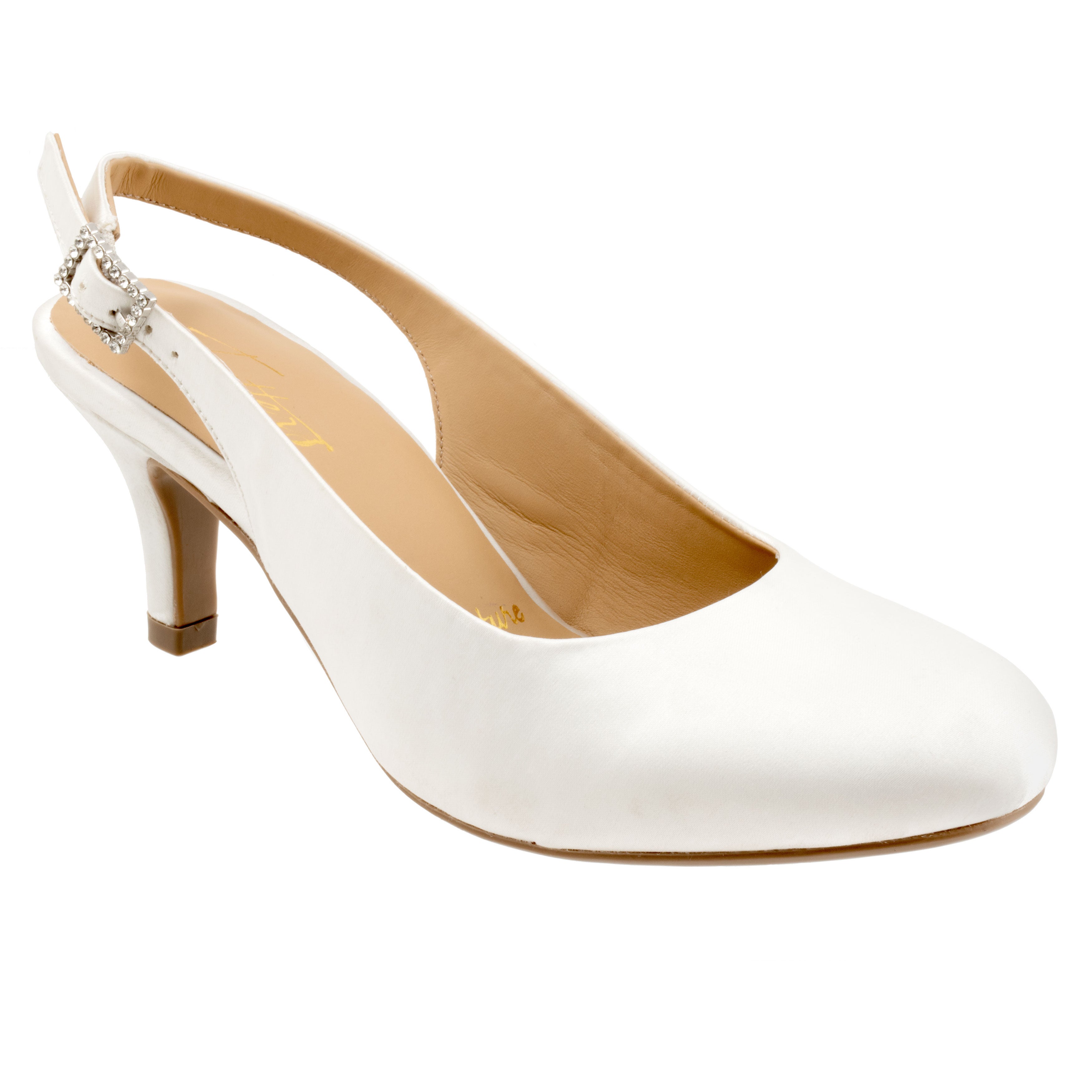 Lexi Bridal Pump, WHITE SATIN, hi-res image number 0