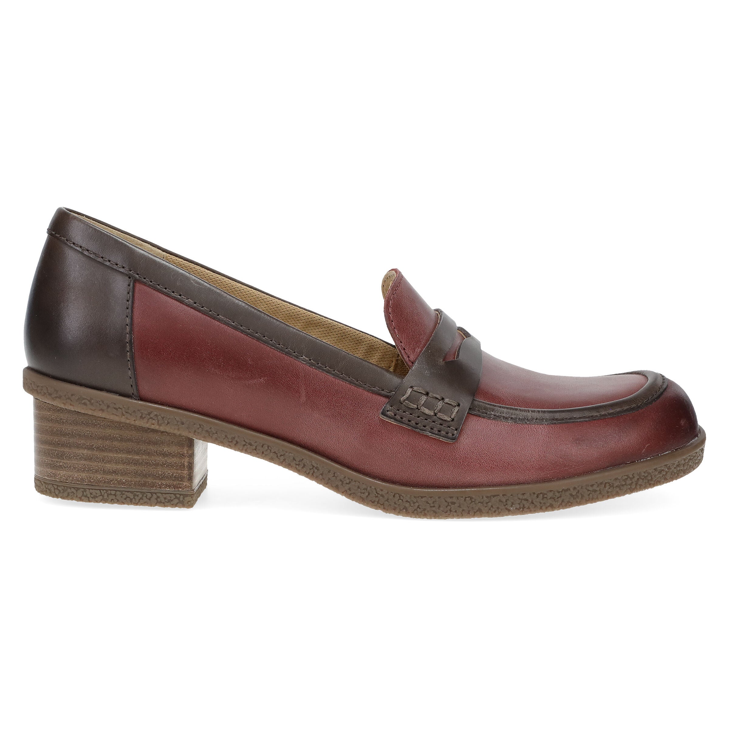 Danica Slip On Loafer, PLUM CHOCOLATE, alternate image number 4