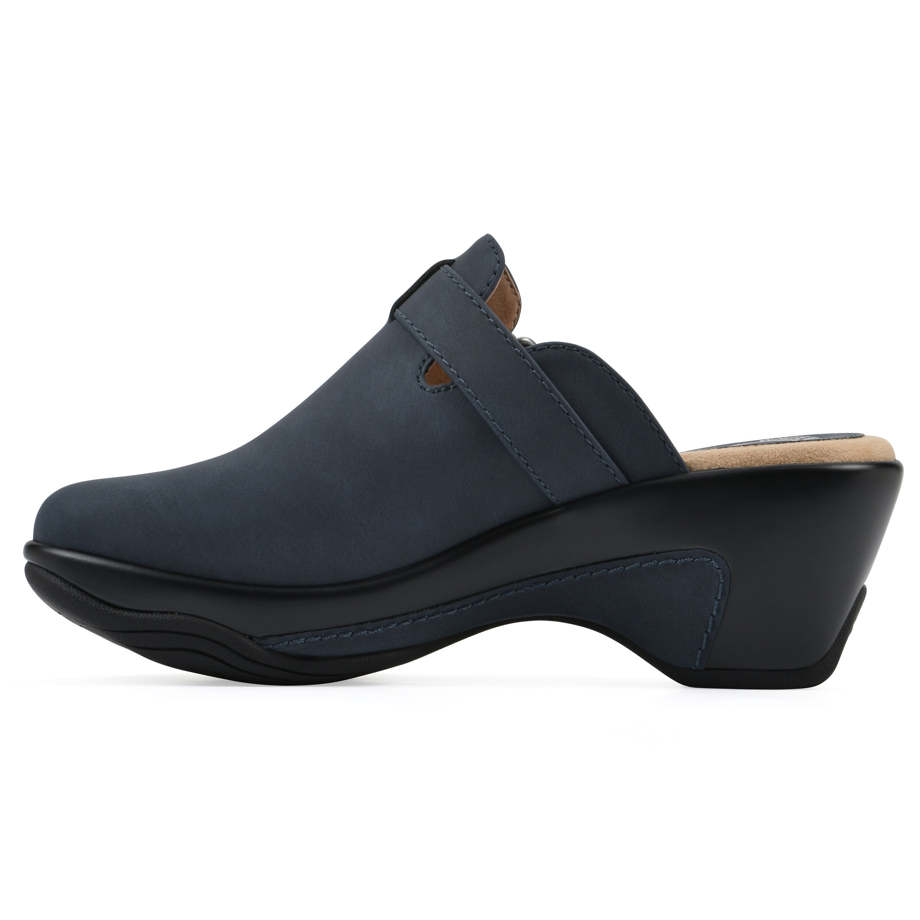 Viewed Slip-On Clog, NAVY SMOOTH, alternate image number 3