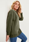 French Terry Boatneck Sweatshirt, , alternate image number null
