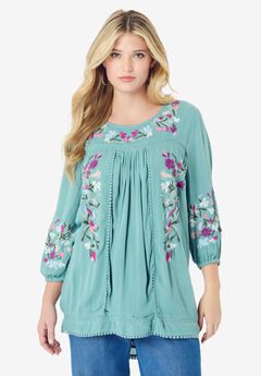 Boho Floral Tunic