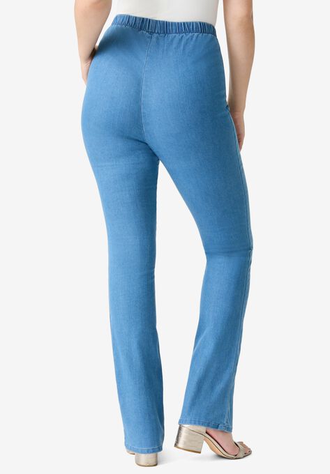 Bootcut Pull-On Stretch Jean, , on-hover image number null
