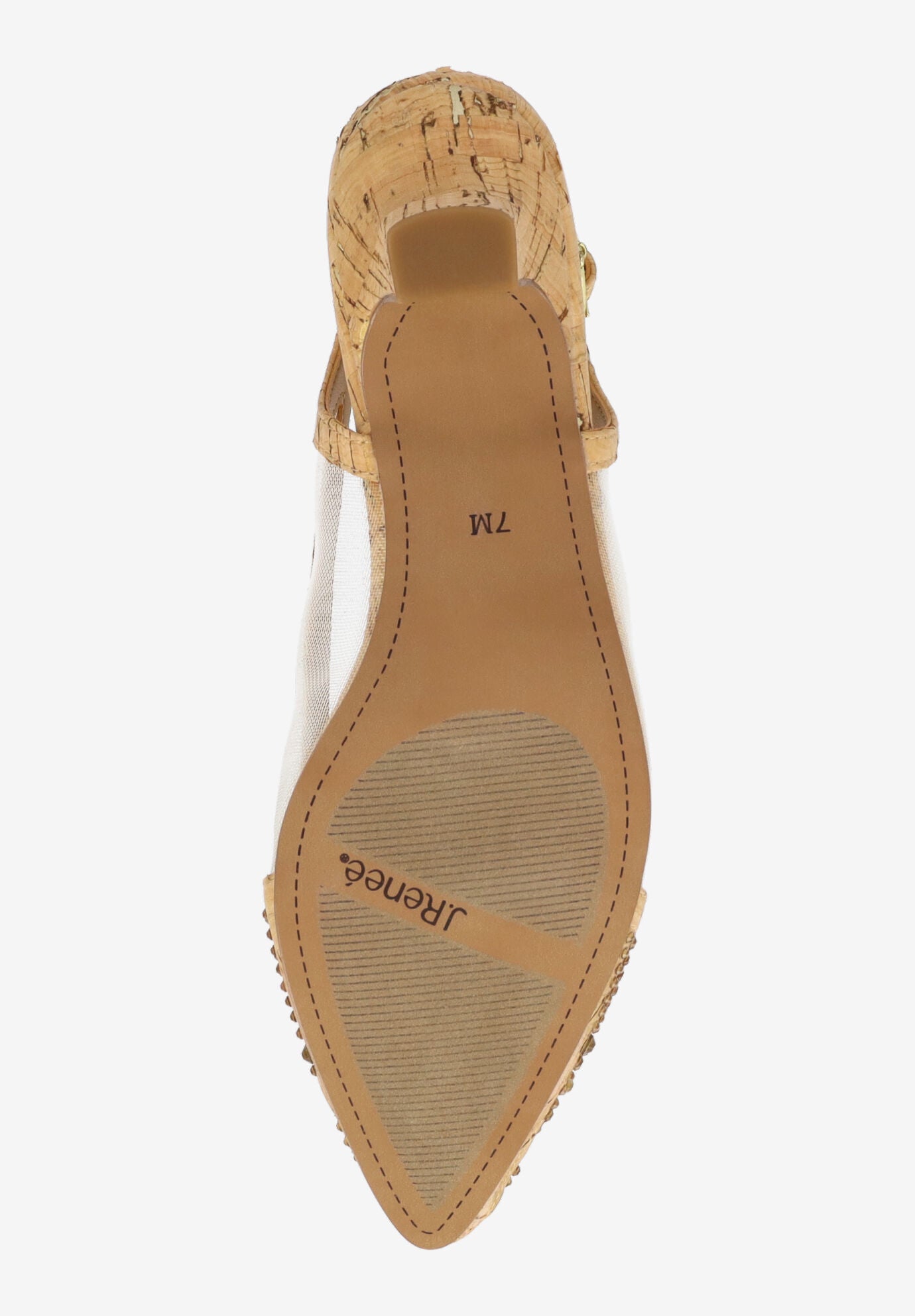 Elsinora Sling Back Pump, NATURAL GOLD, alternate image number 6