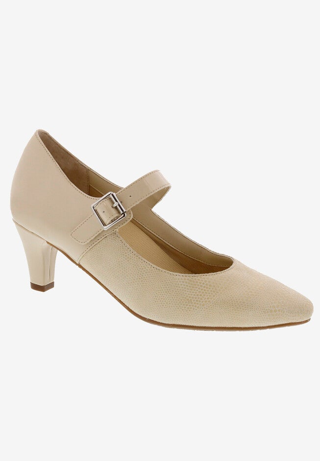 Kiki Mary Jane Pump, NUDE LIZARD LEATHER, hi-res image number 0