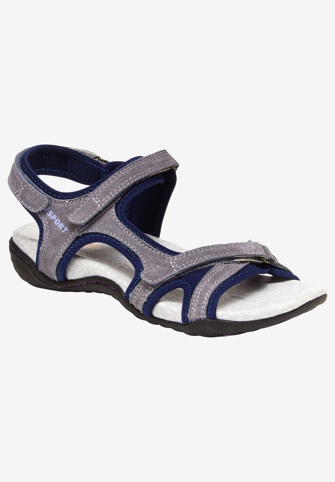 Pluto Encore Sandal by JSPORT   , DENIM BLUE, hi-res image number 0