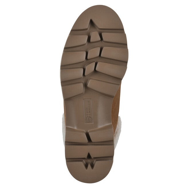 Gloving Faux Fur Hiker Bootie, CHESTNUT SUEDE, alternate image number 5