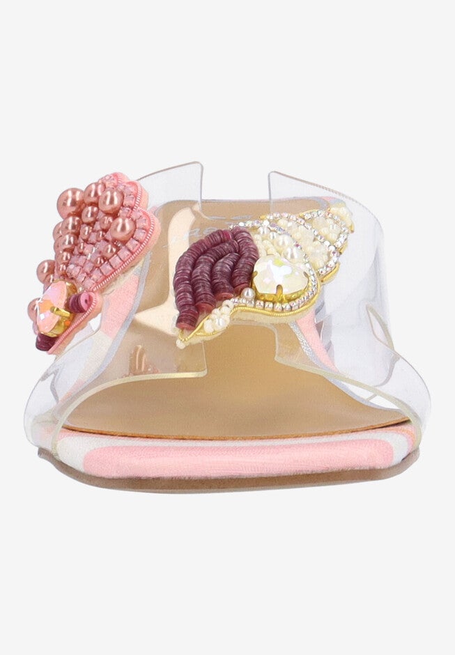Seeshell Slip-On Sandal, CLEAR PASTEL, alternate image number 3