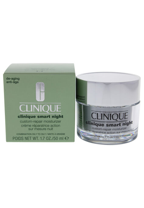 Clinique Smart Night Custom-Repair Moisturizer - Combination Oily To Oily -1.7 Oz Moisturizer, O, hi-res image number null