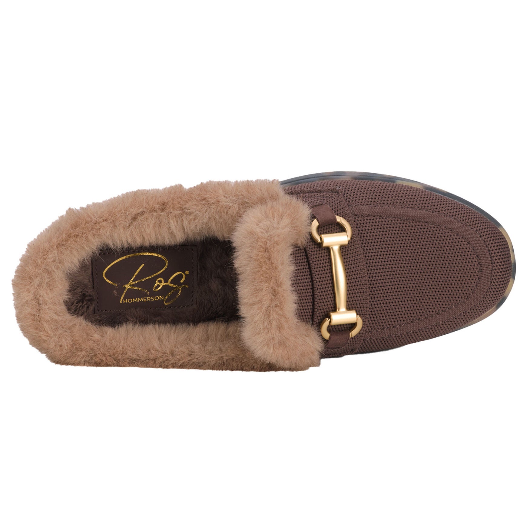 Gigi Faux Fur Slide, BROWN, alternate image number 5
