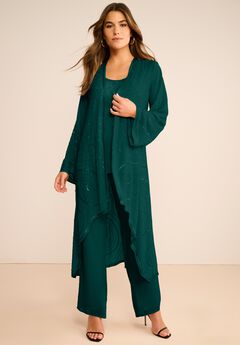 Beaded Pant Set