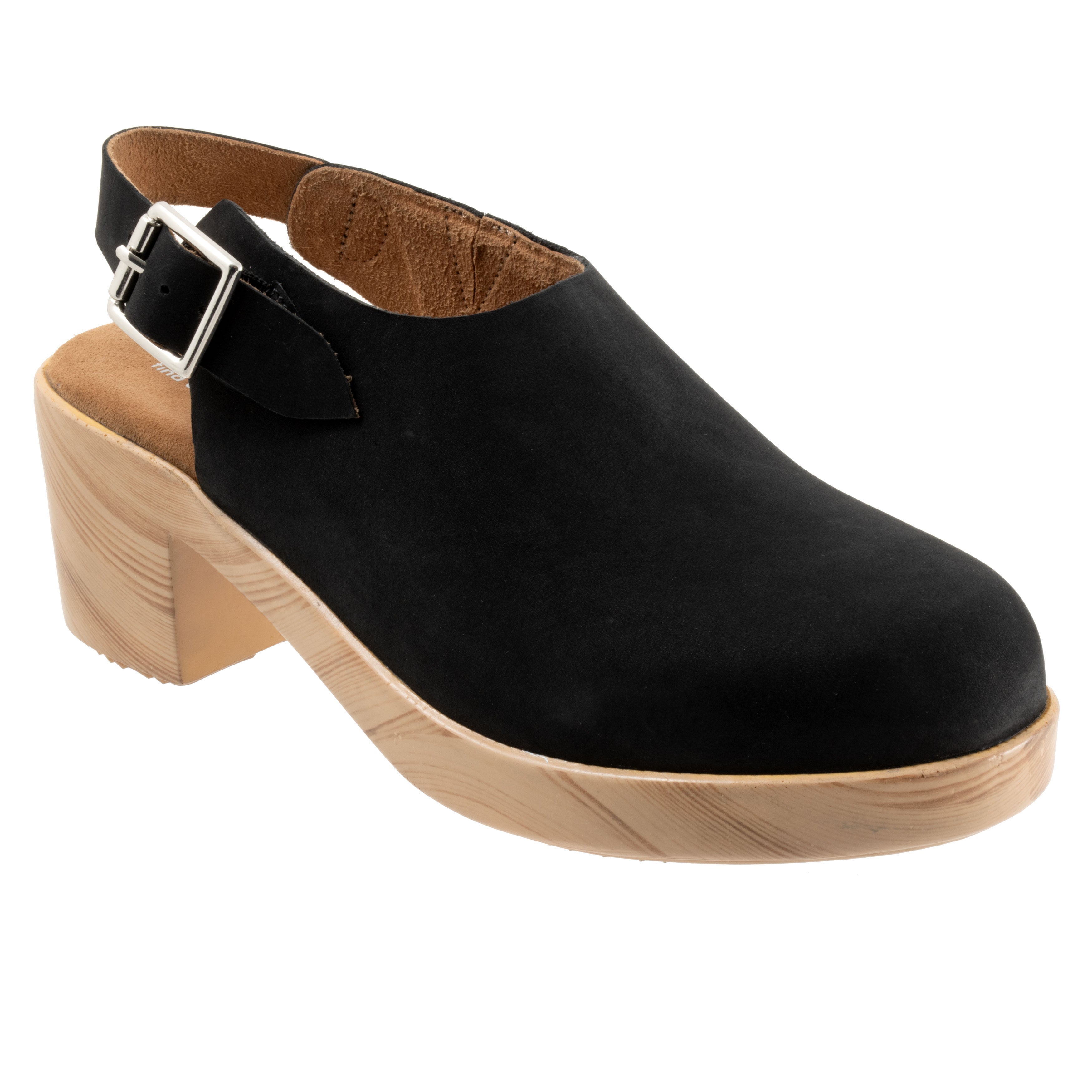 Fairbanks Clog, DARK BLACK NUBUCK, hi-res image number 0