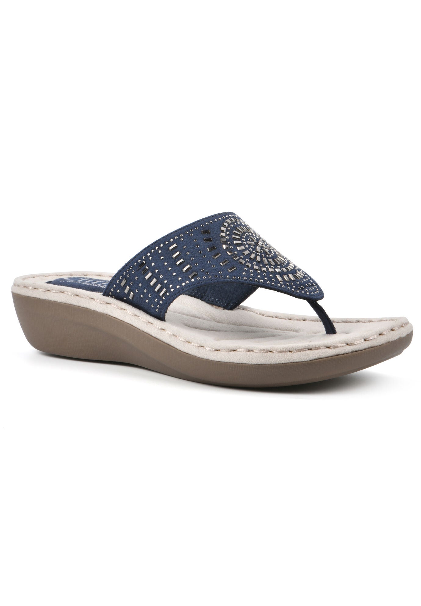 Cienna Sandals, NAVY FABRIC, hi-res image number 0