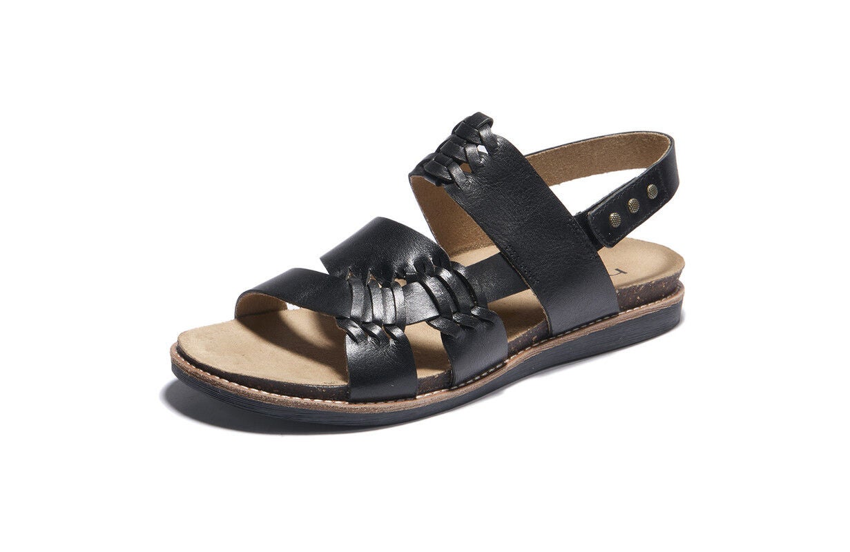 Bella Cork Bottom Sandal, BLACK, hi-res image number 0