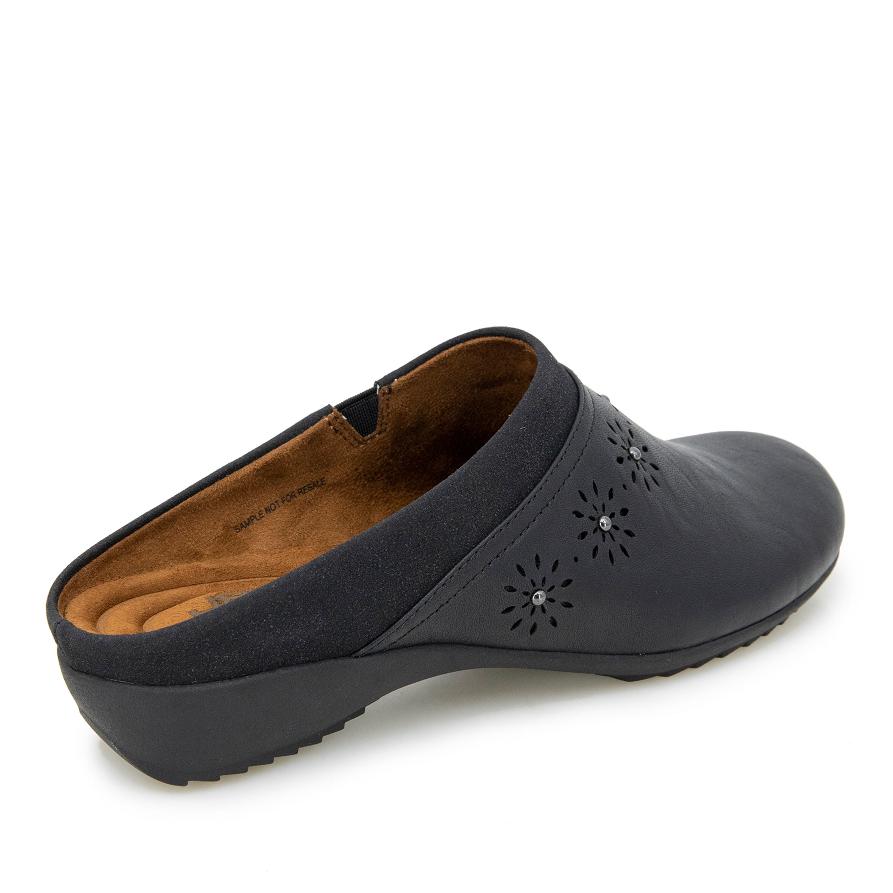 Vista Silp-On Mule, BLACK, on-hover image number 1