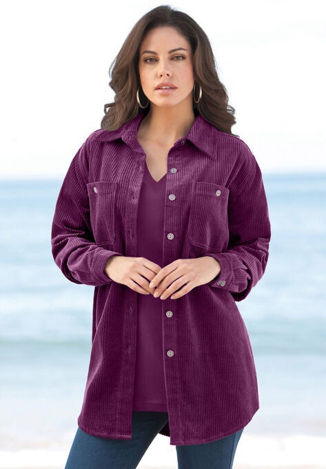 Corduroy Big Shirt, , alternate image number null