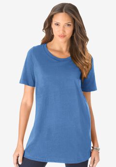 Plus Size Cotton Ultimate Crewneck Tee