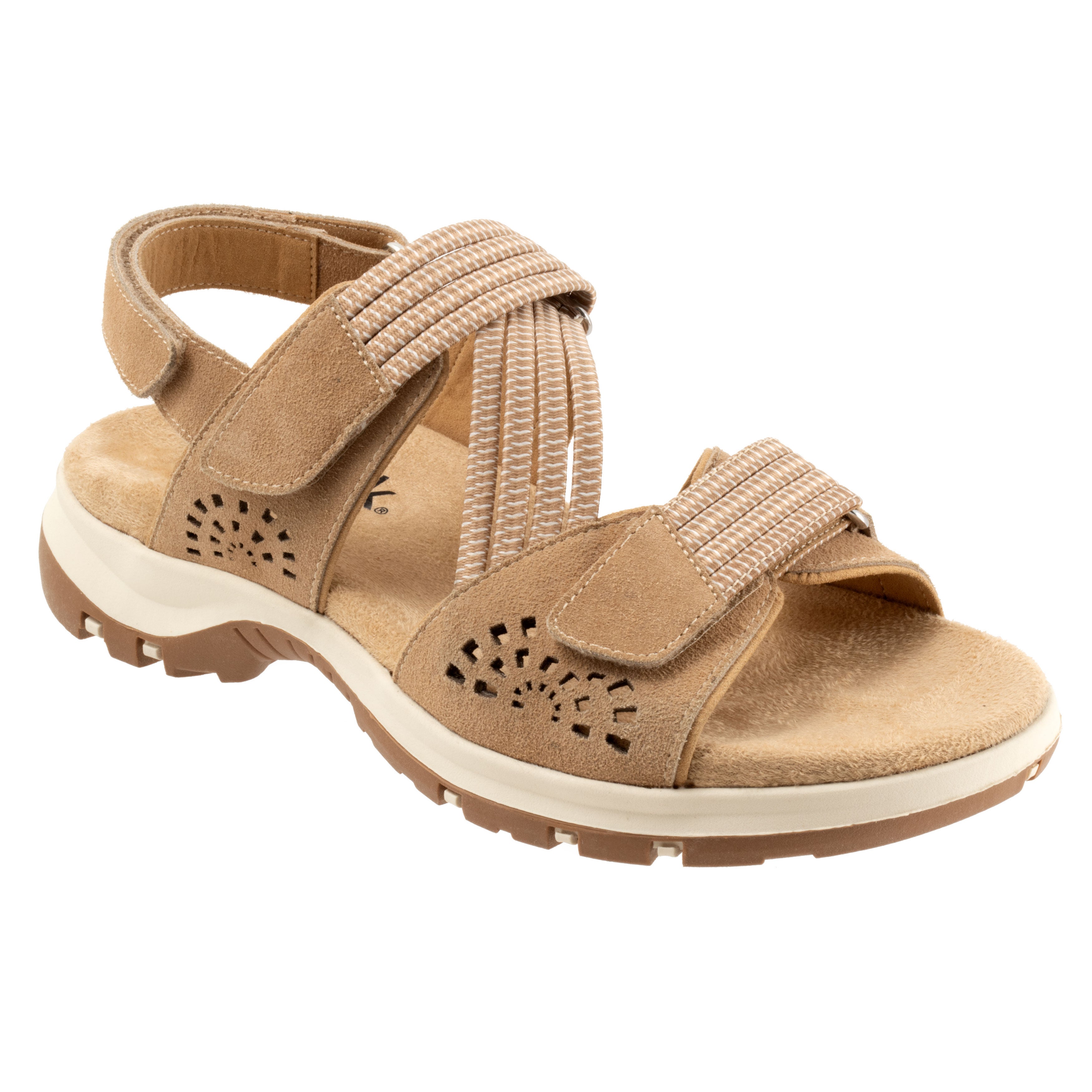 Oahu Sandal, BEIGE SUEDE, hi-res image number 0