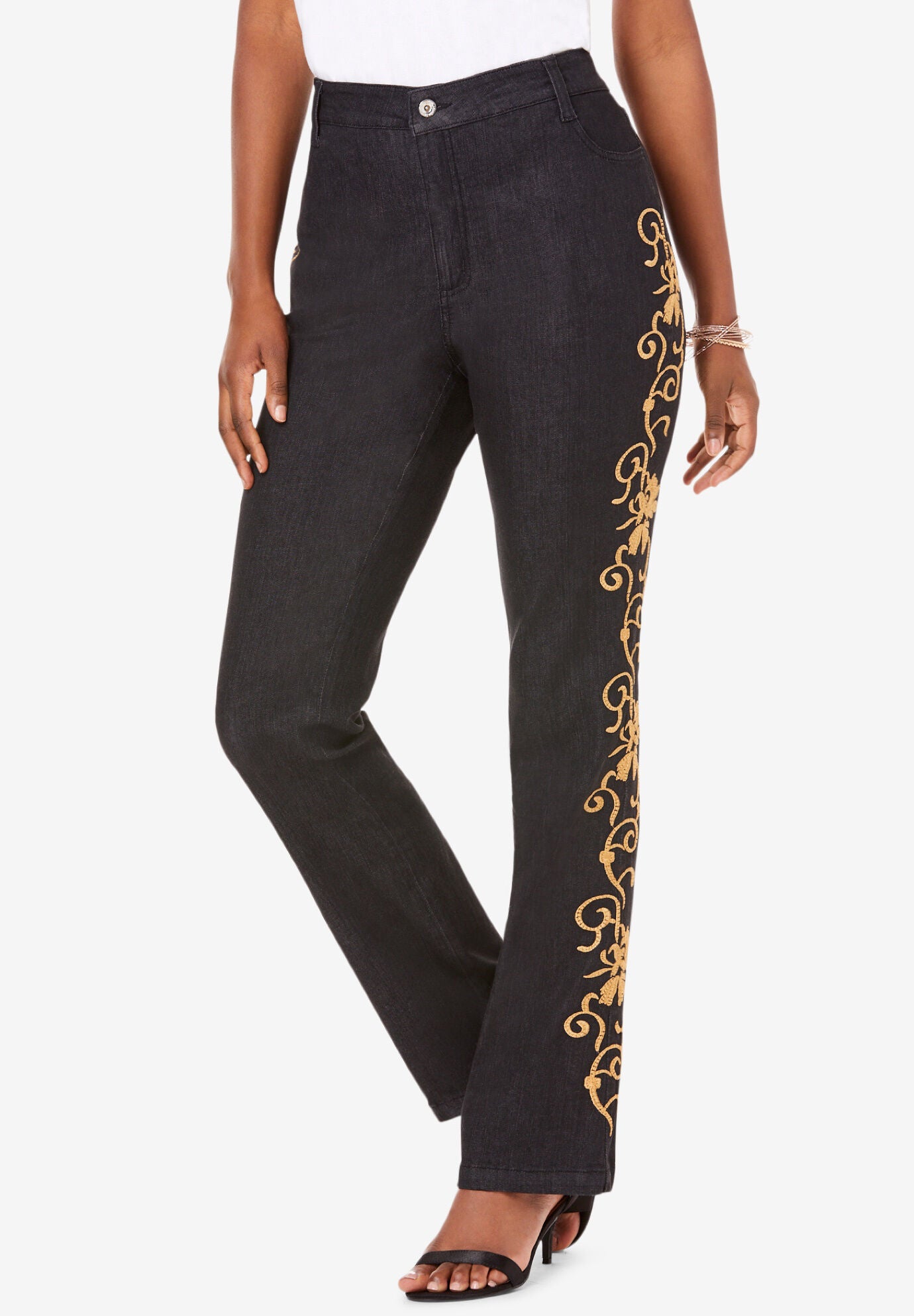 roamans stretch jeans
