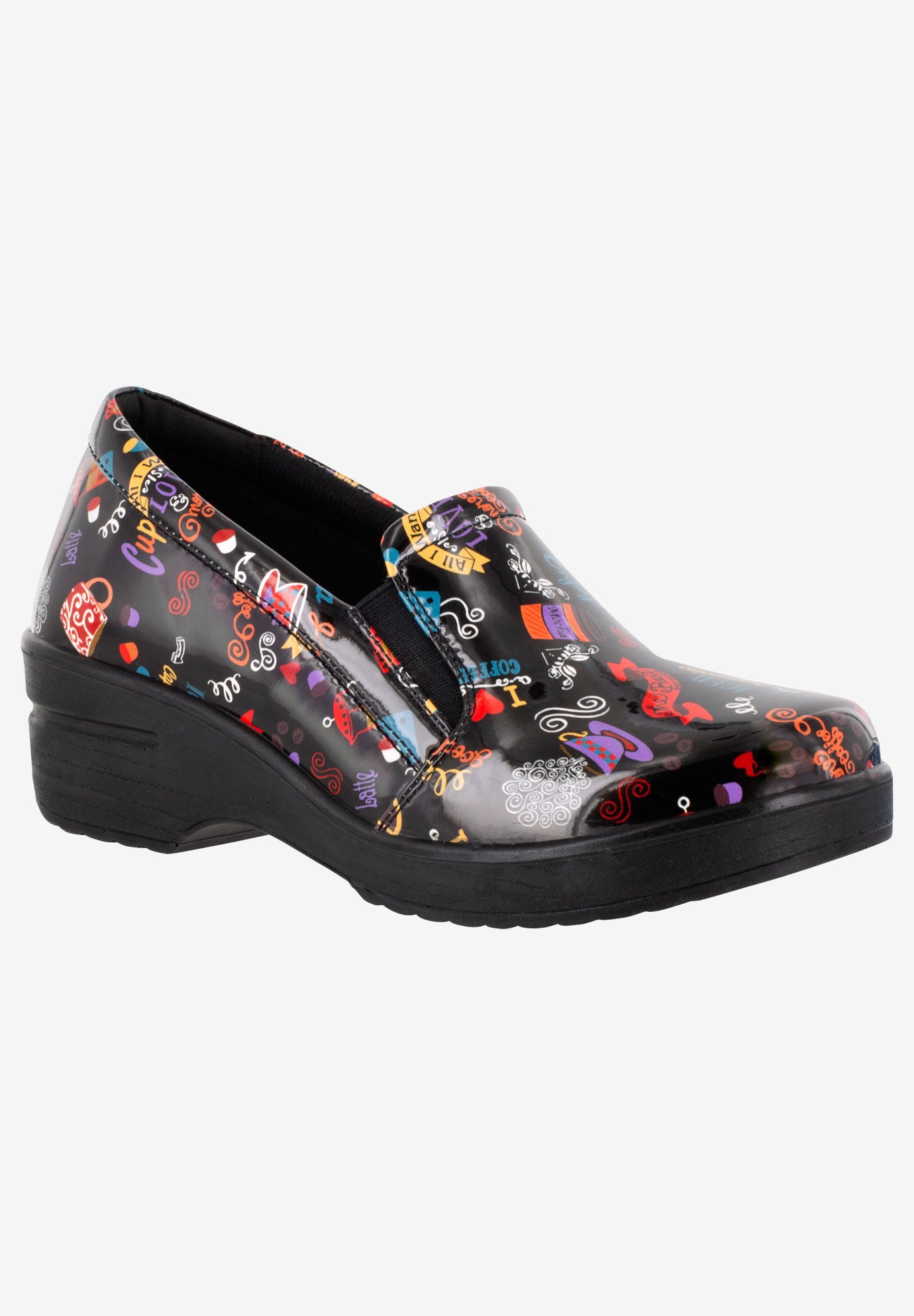 Leeza Slip-On   , COFFEE BLACK PATENT, hi-res image number 0