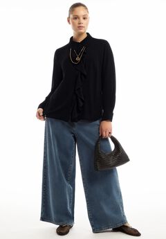 Ruffled Georgette Blouse