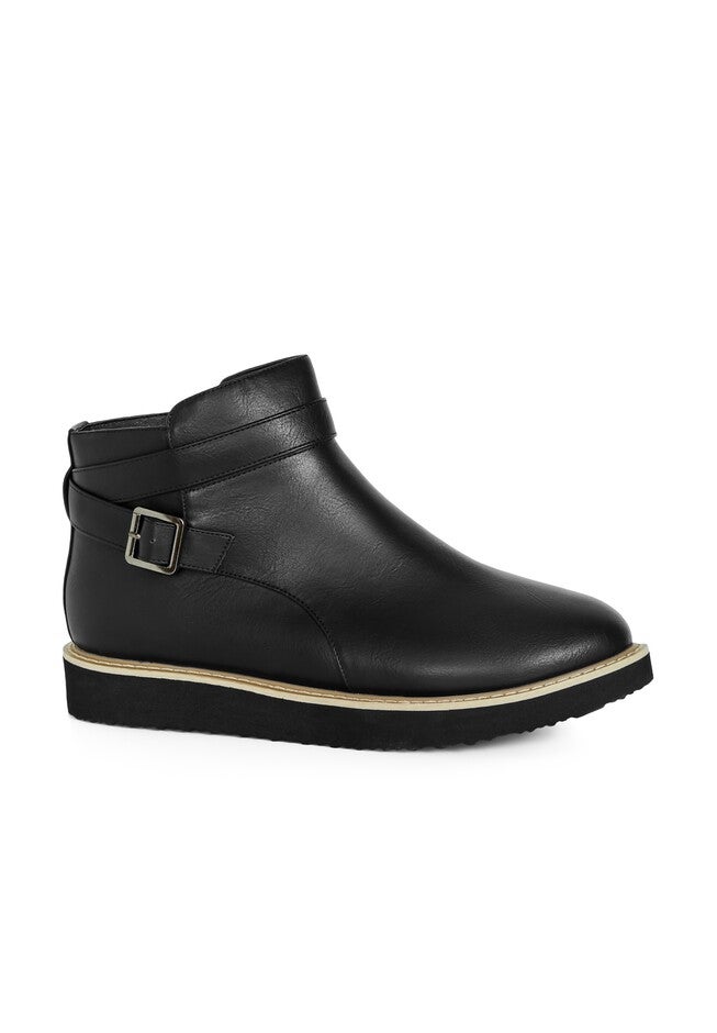 WIDE FIT Valentina Ankle Boot, BLACK, hi-res image number null