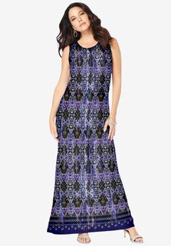Ultrasmooth® Fabric Sleeveless Maxi Dress